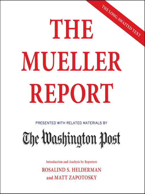 Title details for The Mueller Report by The Washington Post - Wait list